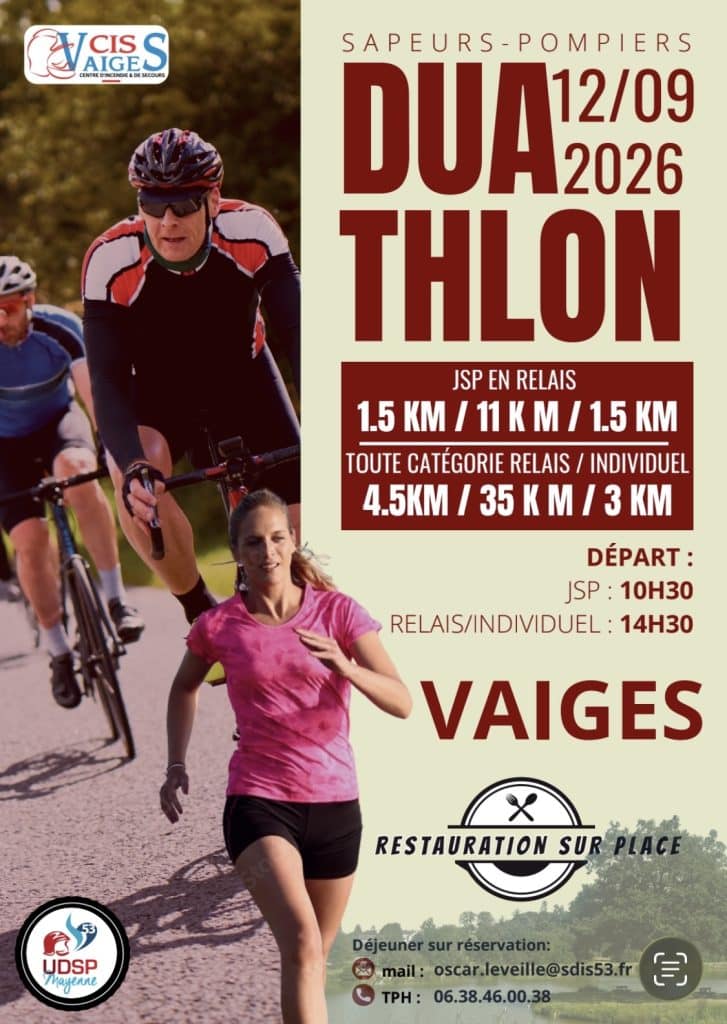 DUATHLON DES POMPIERS DE LA MAYENNE