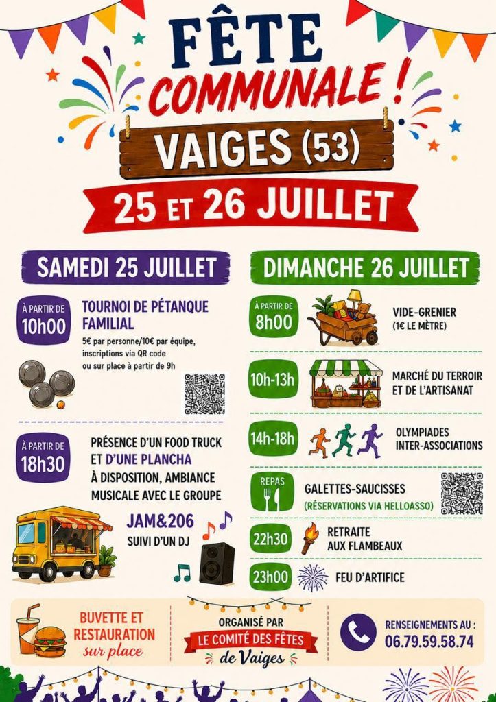 Fête communale et vide-grenier